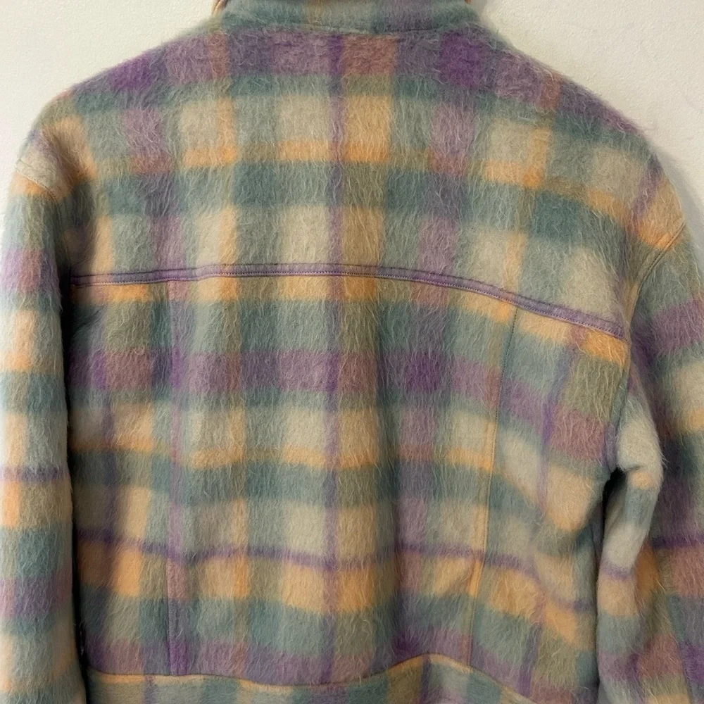 Salt Water Luxe NWOT Sz M Pastel Button Up Jacket Long Sleeve w Pockets Org $120 - Picture 6 of 10